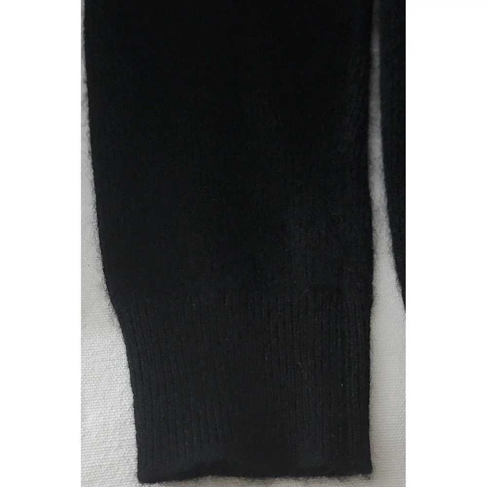 Charter‎ Club Luxury Black 100pre Cashmere V Neck Sweater XS softness authentic